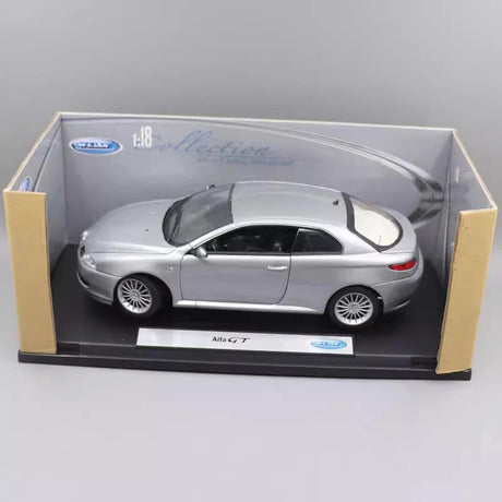 [Welly] 1:18 Alfa Romeo 2003 GT Silver Model Car Die-Cast