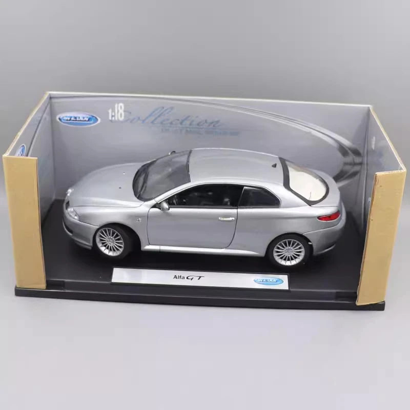 [Welly] 1:18 Alfa Romeo 2003 GT Silver Model Car Die-Cast