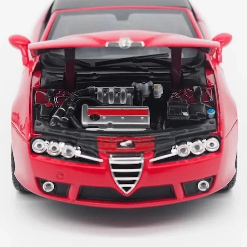 [Welly] 1:18 Alfa Romeo 2006 Spider Red Model Car Die-Cast