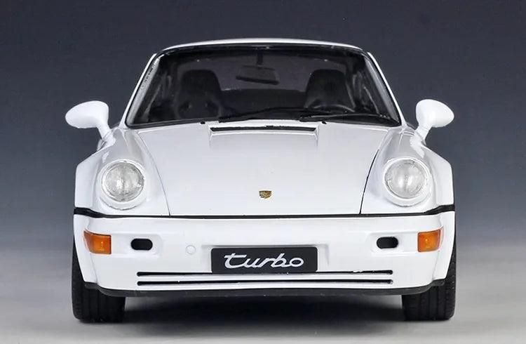 [Welly] 1:18 Porsche 1991 964 Turbo White Model Car Die-Cast