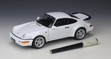 [Welly] 1:18 Porsche 1991 964 Turbo White Model Car Die-Cast