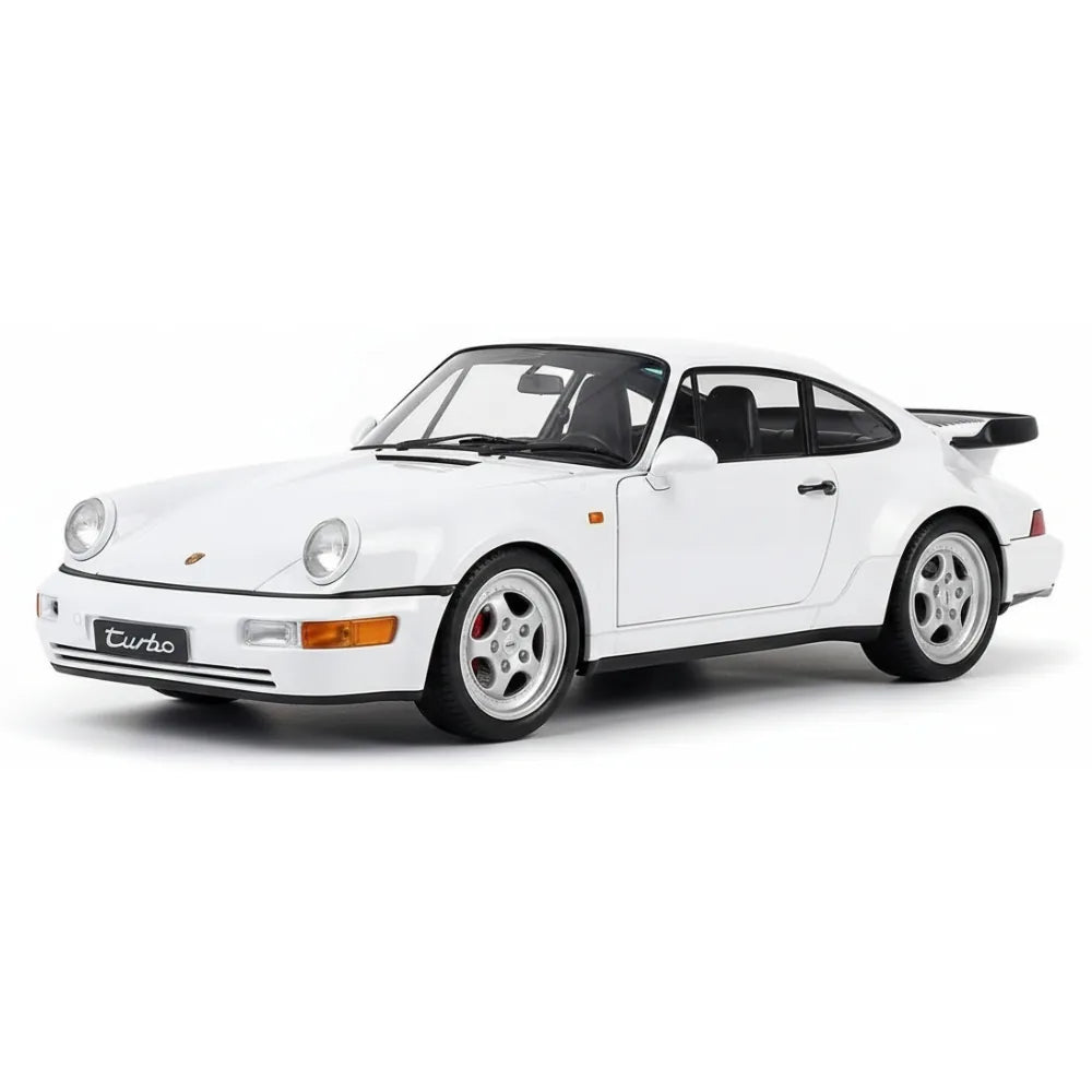 [Welly] 1:18 Porsche 1991 964 Turbo White Model Car Die-Cast