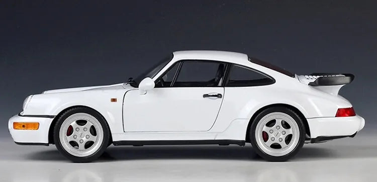 [Welly] 1:18 Porsche 1991 964 Turbo White Model Car Die-Cast