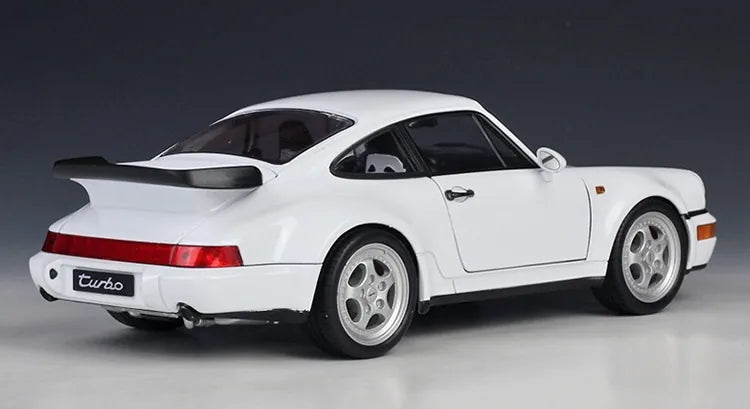 [Welly] 1:18 Porsche 1991 964 Turbo White Model Car Die-Cast