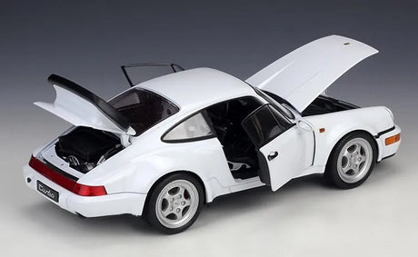 [Welly] 1:18 Porsche 1991 964 Turbo White Model Car Die-Cast