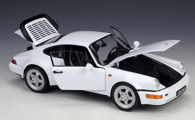 [Welly] 1:18 Porsche 1991 964 Turbo White Model Car Die-Cast