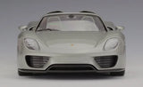 [Welly] 1:18 Porsche 2013 918 Convertible Gray Model Car Die-Cast