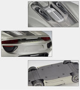 [Welly] 1:18 Porsche 2013 918 Convertible Gray Model Car Die-Cast