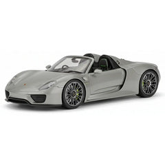 [Welly] 1:18 Porsche 2013 918 Convertible Gray Model Car Die-Cast
