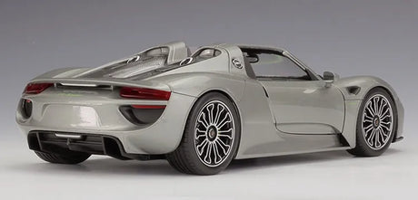 [Welly] 1:18 Porsche 2013 918 Convertible Gray Model Car Die-Cast