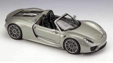[Welly] 1:18 Porsche 2013 918 Convertible Gray Model Car Die-Cast