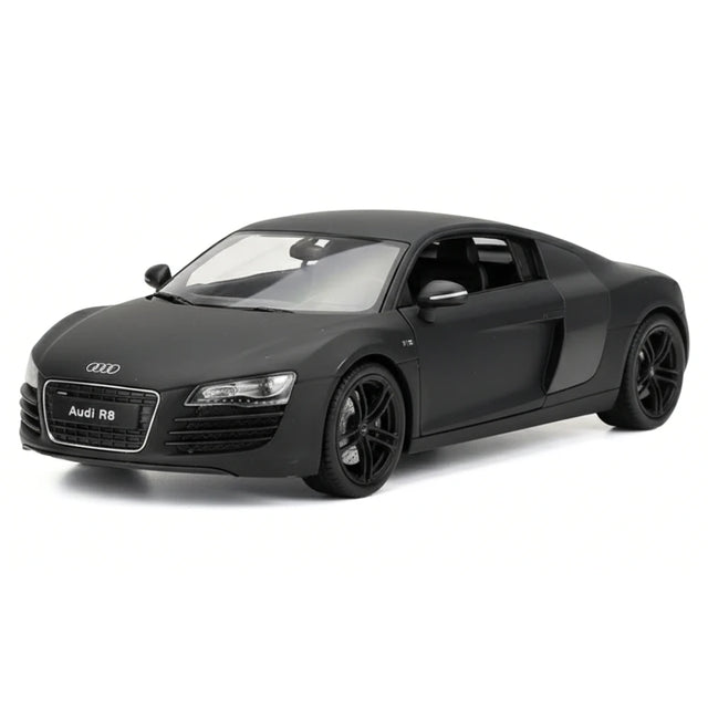 [Welly] 1:24 Audi 2006 R8 Matte Black Model Car Die-Cast