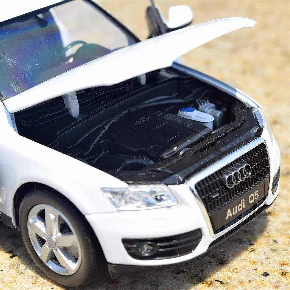 [Welly] 1:24 Audi 2008 Q5 bianco modellino di auto Die-Cast