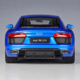 [Welly] 1:24 Audi 2016 R8 V10 Blue Model Car Die-Cast