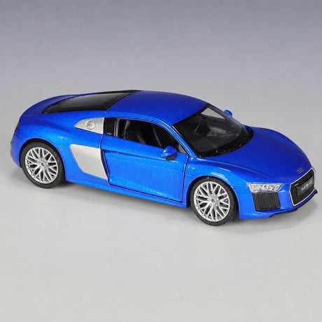 Welly Audi 2016 R8 V10 أزرق 1:24 – نموذج عرض معدني مصبوب