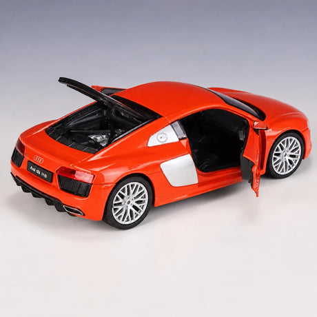 Welly Audi 2016 R8 V10 أحمر 1:24 – نموذج عرض معدني مصبوب