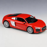 Welly Audi 2016 R8 V10 Red 1:24 – Modelo de exhibición de fundición a presión