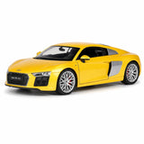 [Welly] 1:24 Audi 2016 R8 V10 イエロー モデルカー Die-Cast
