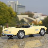[Welly] 1:24 BMW 1956 507 Convertible Yellow Model Car Die-Cast
