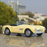 [Welly] 1:24 BMW 1956 507 Convertible Yellow Model Car Die-Cast