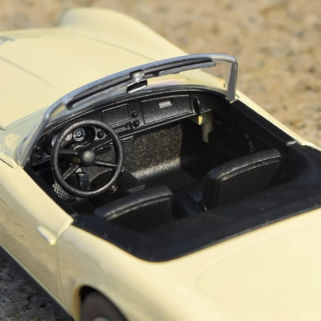 [Welly] 1:24 BMW 1956 507 Convertible geel modelauto Die-Cast