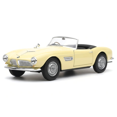 [Welly] 1:24 BMW 1956 507 Convertible geel modelauto Die-Cast