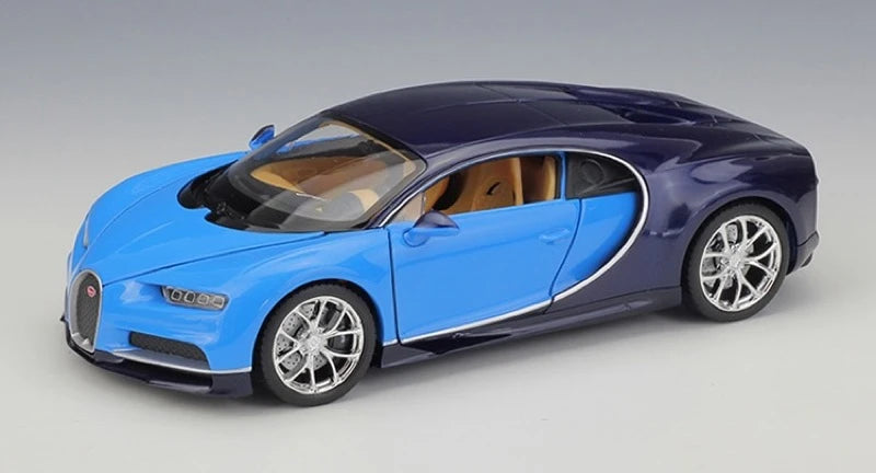 [Welly] 1:24 Bugatti 2016 Chiron Blue Model Car Die-Cast