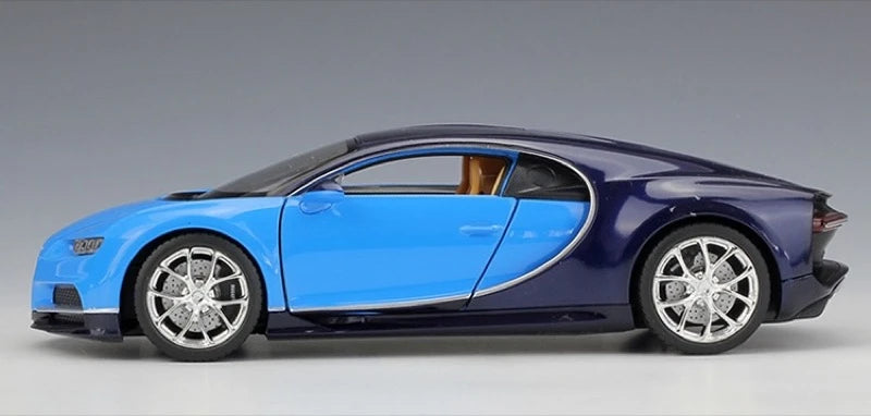 [Welly] 1:24 Bugatti 2016 Chiron Blue Model Car Die-Cast