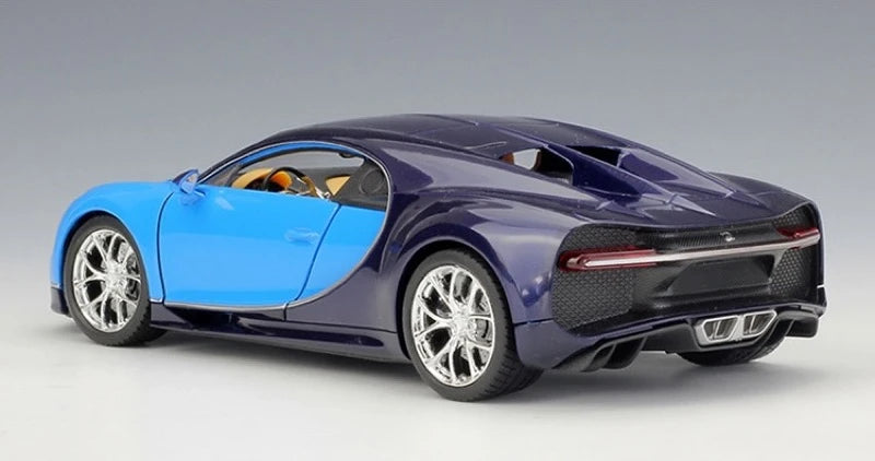 [Welly] 1:24 Bugatti 2016 Chiron Blue Model Car Die-Cast