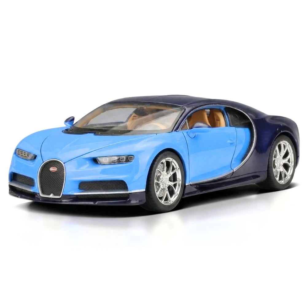 [Welly] 1:24 Bugatti 2016 Chiron Blue Model Car Die-Cast