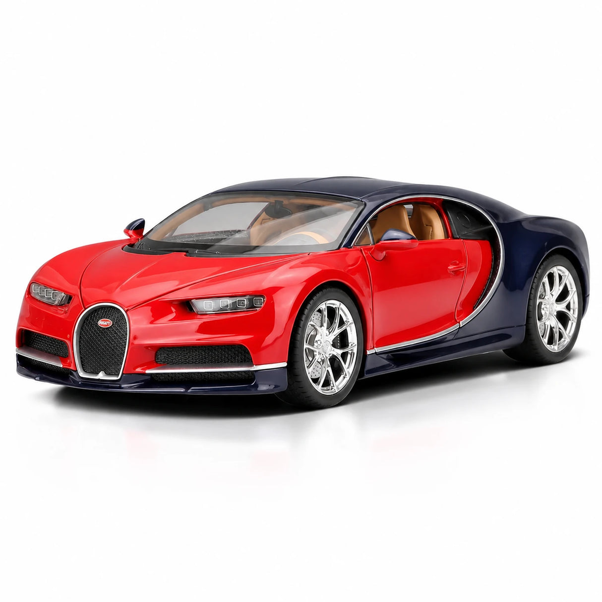 [Welly] 1:24 Bugatti 2016 Chiron Red Model Car Die-Cast