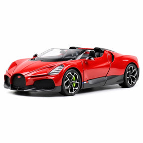 [Welly] 1:24 Bugatti 2022 W16 Mistral Red Model Car Die-Cast
