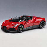 [Welly] 1:24 Bugatti 2022 W16 Mistral Red Model Car Die-Cast