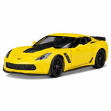 [Welly] 1:24 Chevrolet 2017 Corvette Z06 giallo modellino di auto Die-Cast