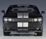 [Welly] 1:24 Dodge 2012 Challenger SRT Glossy Black Model Car Die-Cast