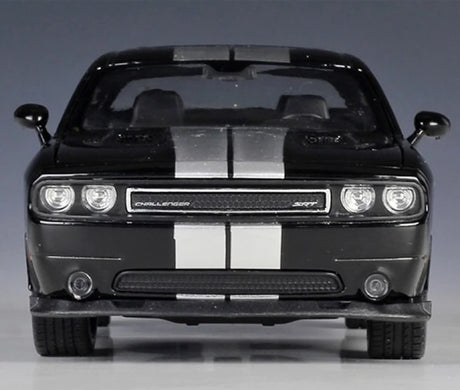 [Welly] 1:24 Dodge 2012 Challenger SRT Glossy Black Model Car Die-Cast