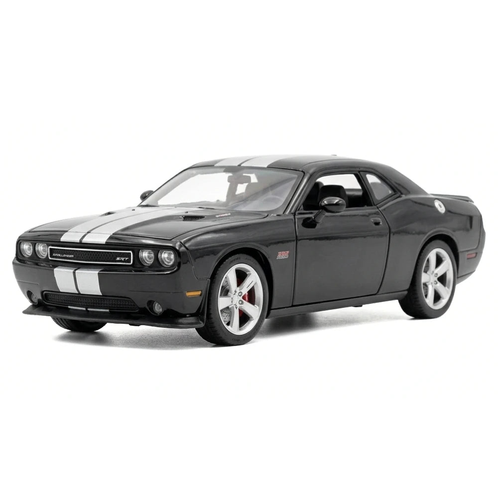 [Welly] 1:24 Dodge 2012 Challenger SRT Glossy Black Model Car Die-Cast