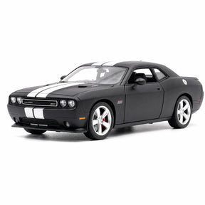 [Welly] 1:24 Dodge 2012 Challenger SRT opaco nero modellino di auto Die-Cast