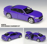 [Welly] 1:24 Dodge 2016 Charger RT Purple Model Car Die-Cast