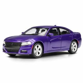 Welly Dodge 2016 Charger RT Purple 1:24 – Modello Pressofuso per Display Pressofuso