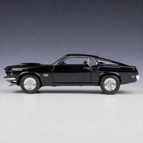 Welly Ford 1969 Mustang Boss 429 أسود 1:24 – نموذج عرض معدني مصبوب