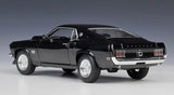 [Welly] 1:24 Ford 1969 Mustang Boss 429 Black Model Car Die-Cast