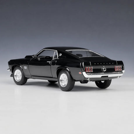 Welly Ford 1969 Mustang Boss 429 أسود 1:24 – نموذج عرض معدني مصبوب