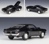 [Welly] 1:24 Ford 1969 Mustang Boss 429 Black Model Car Die-Cast