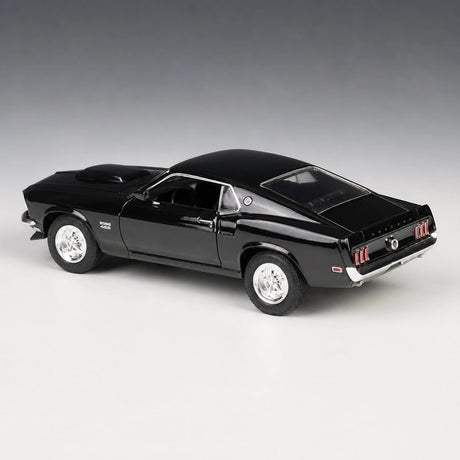 Welly Ford 1969 Mustang Boss 429 أسود 1:24 – نموذج عرض معدني مصبوب
