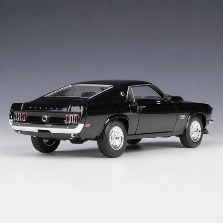 Welly Ford 1969 Mustang Boss 429 أسود 1:24 – نموذج عرض معدني مصبوب