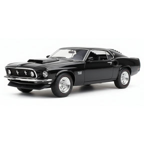 [Welly] 1:24 Ford 1969 Mustang Boss 429 Black Model Car Die-Cast
