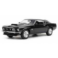 [Welly] 1:24 Ford 1969 Mustang Boss 429 Black Model Car Die-Cast