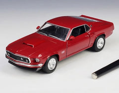 [Welly] 1:24 Ford 1969 Mustang Boss 429 Red Model Car Die-Cast