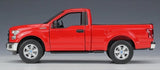 [Welly] 1:24 Ford 2015 F-150 Regular Cab rouge voiture miniature Die-Cast